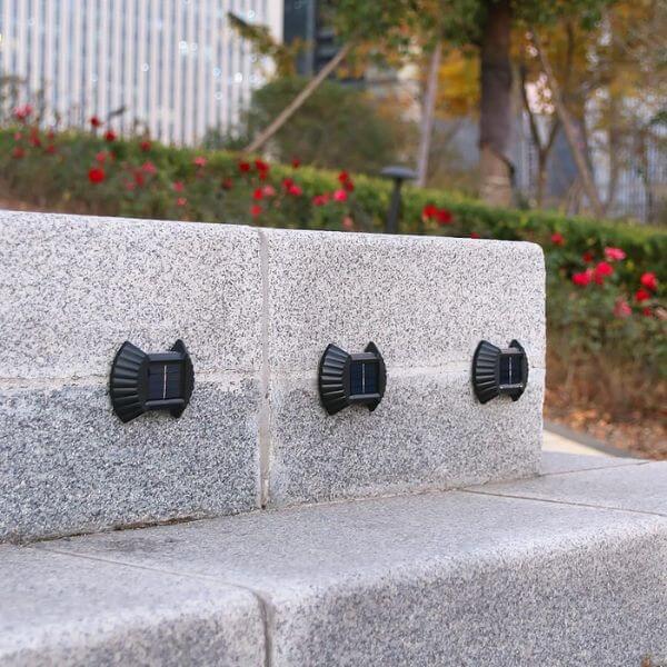 4 PCS Waterproof Solar Energy Wall Lamp - Image 5