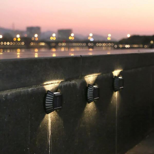 4 PCS Waterproof Solar Energy Wall Lamp - Image 6