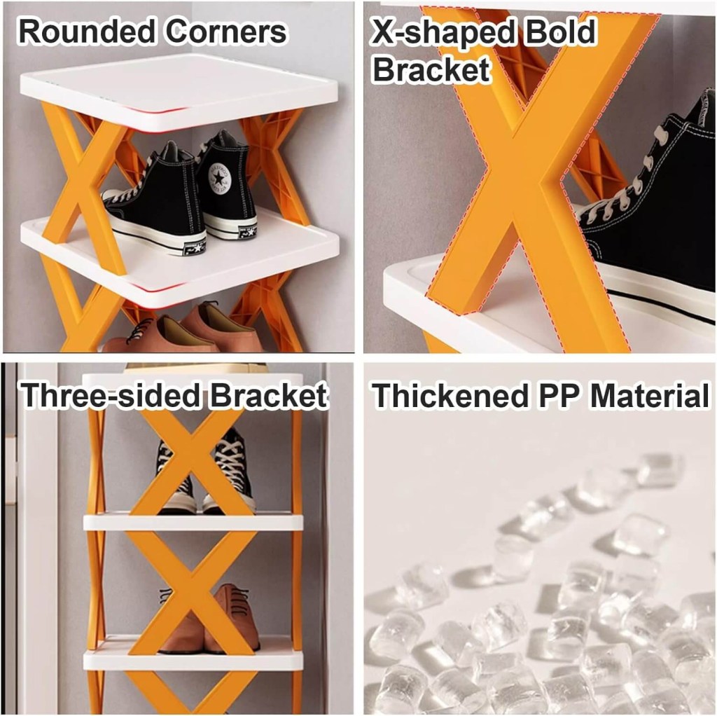 6 Tier Shoe Stackable Storage Rack Organizer - Image 3