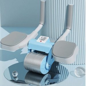 Abdominal Silence Ab Roller Exercise Wheel With Timing