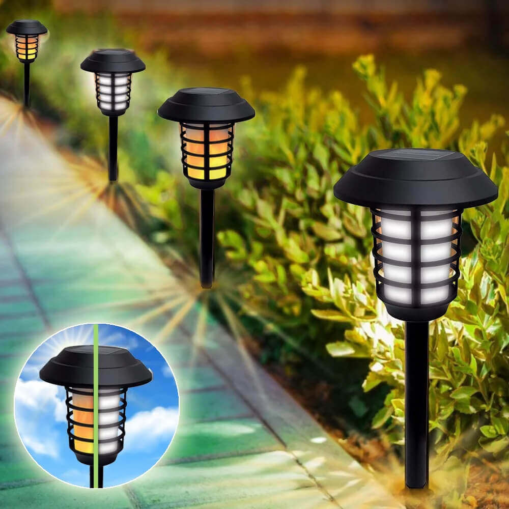 Color Changing LED Bell+Howell Solar Pathway Lights