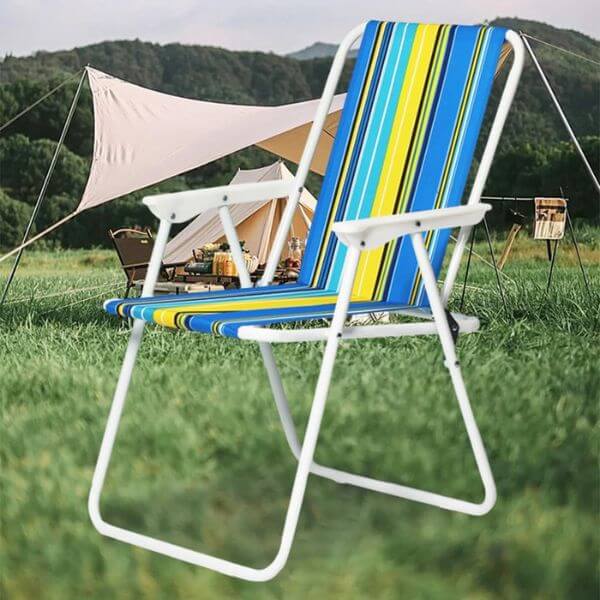 Folding Aluminium Material Outdoor Furniture Lounge Beach Chair - Image 3