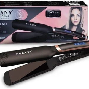 Professional Ceramic Hair Straightener Flat Iron with LED Display