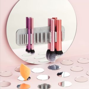Wall Mount Silicone Makeup Brush Holder