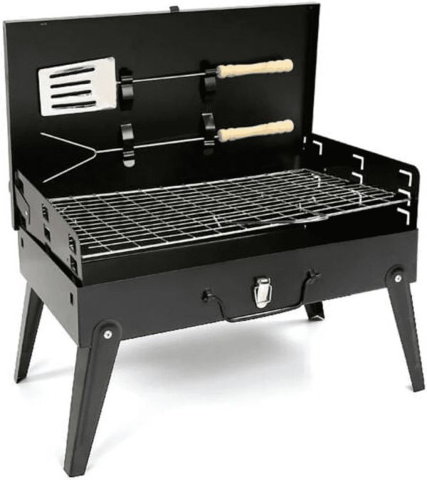Folding Portable Barbecue Charcoal Grill - Image 2