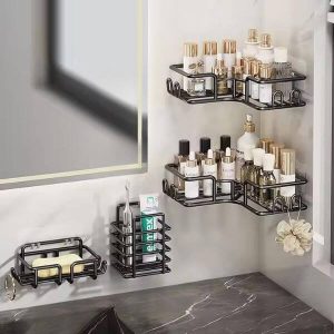4Pc Bathroom Organizer Shelf