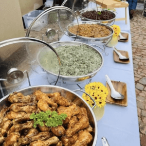 4L Round Chafing Dish with Glass Lid