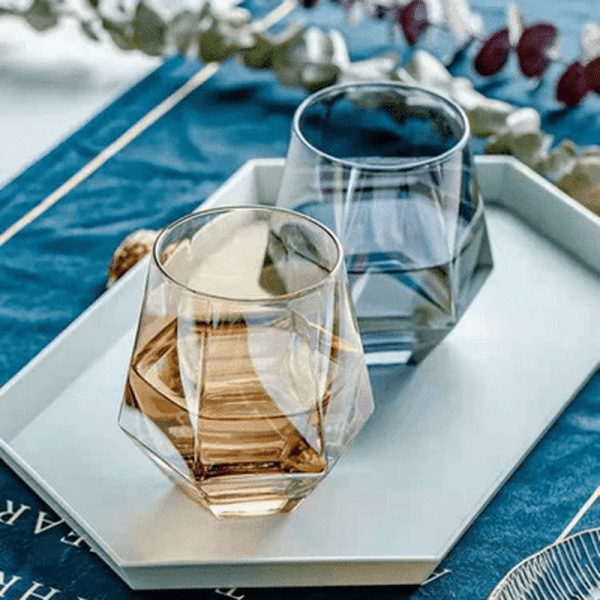 Baseless Diamond Whiskey Glasses Set of 6 - Image 2