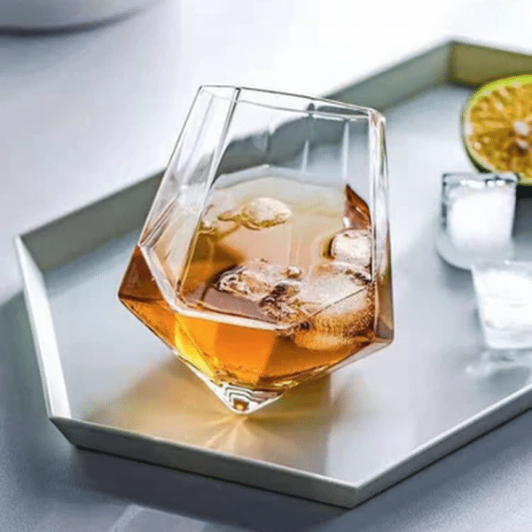 Baseless Diamond Whiskey Glasses Set of 6