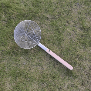 Stainless Steel Wooden Handle Mesh Strainer 30CM