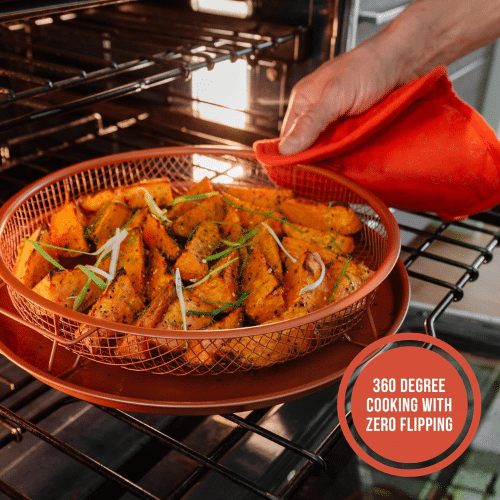Mesh Basket Air Fryer Tray - Image 3