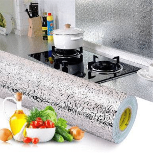 Self-Adhesive Kitchen Aluminium Counter Sticker